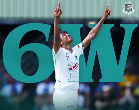 Hasan credits county experience for career-best bowling against Australia