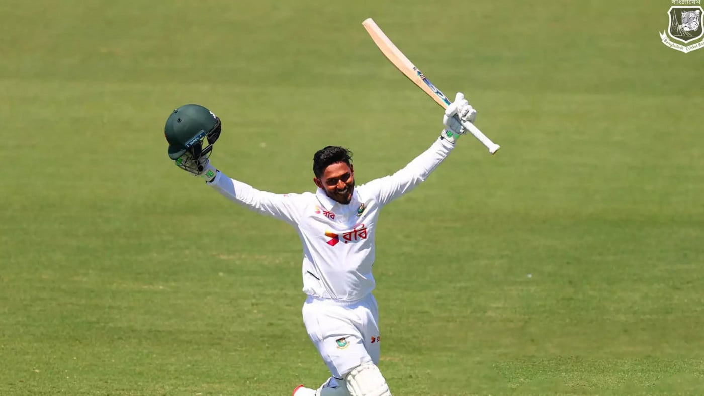 Tanzid hits maiden century to help Bangladesh tighten grip