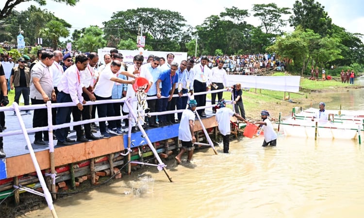 PM releases fish fry into Brahmaputra River
