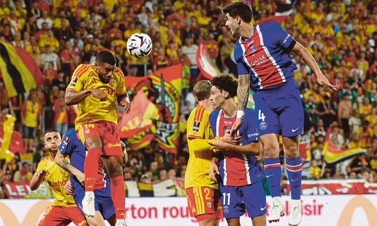 PSG beaten by Lens in French Champions' Trophy