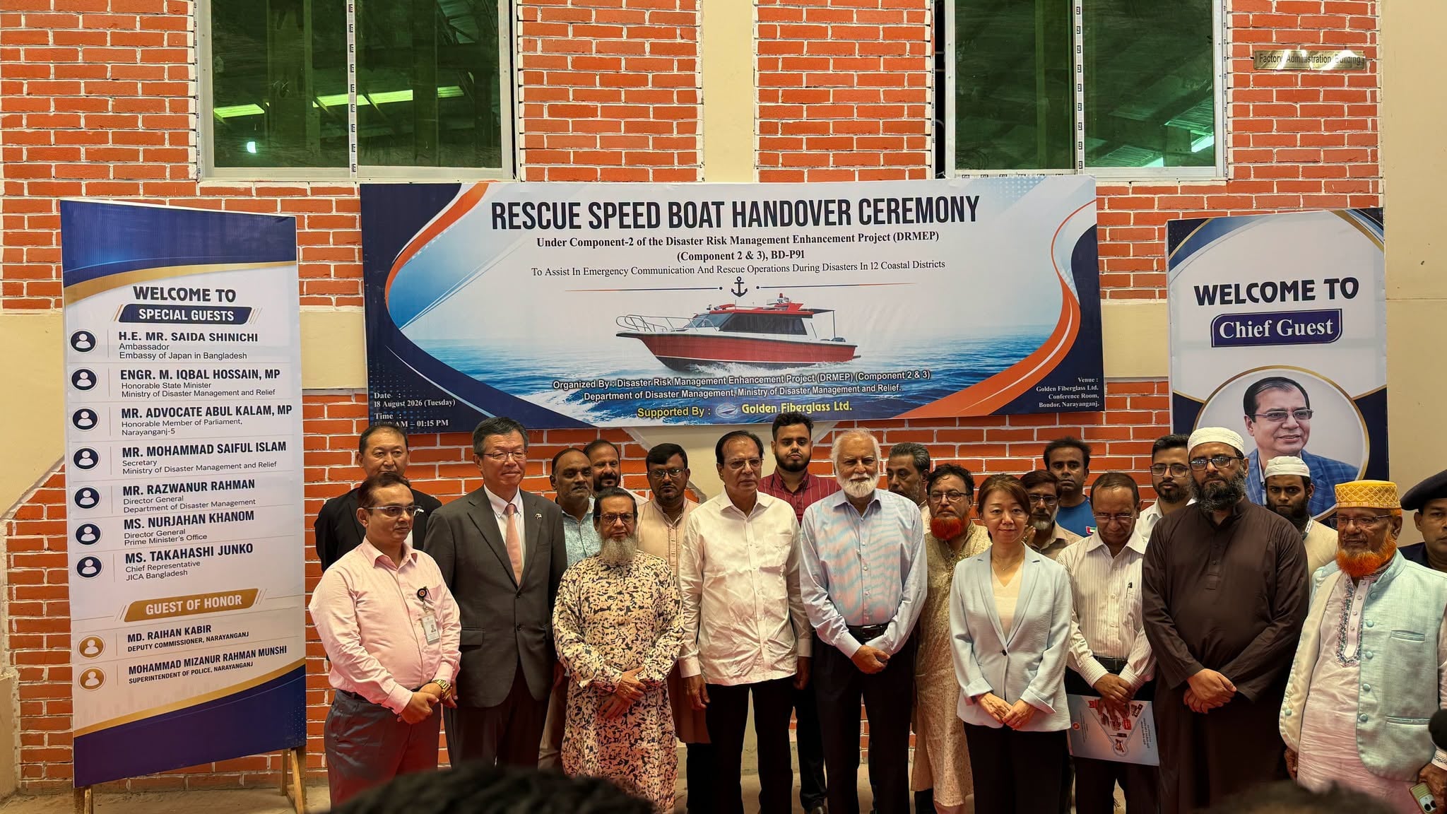 12 rescue speedboats handed over to boost disaster response