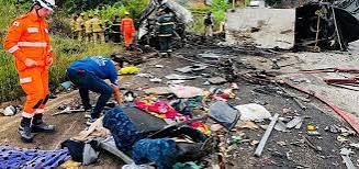 At least 21 dead as bus, truck crash in Brazil