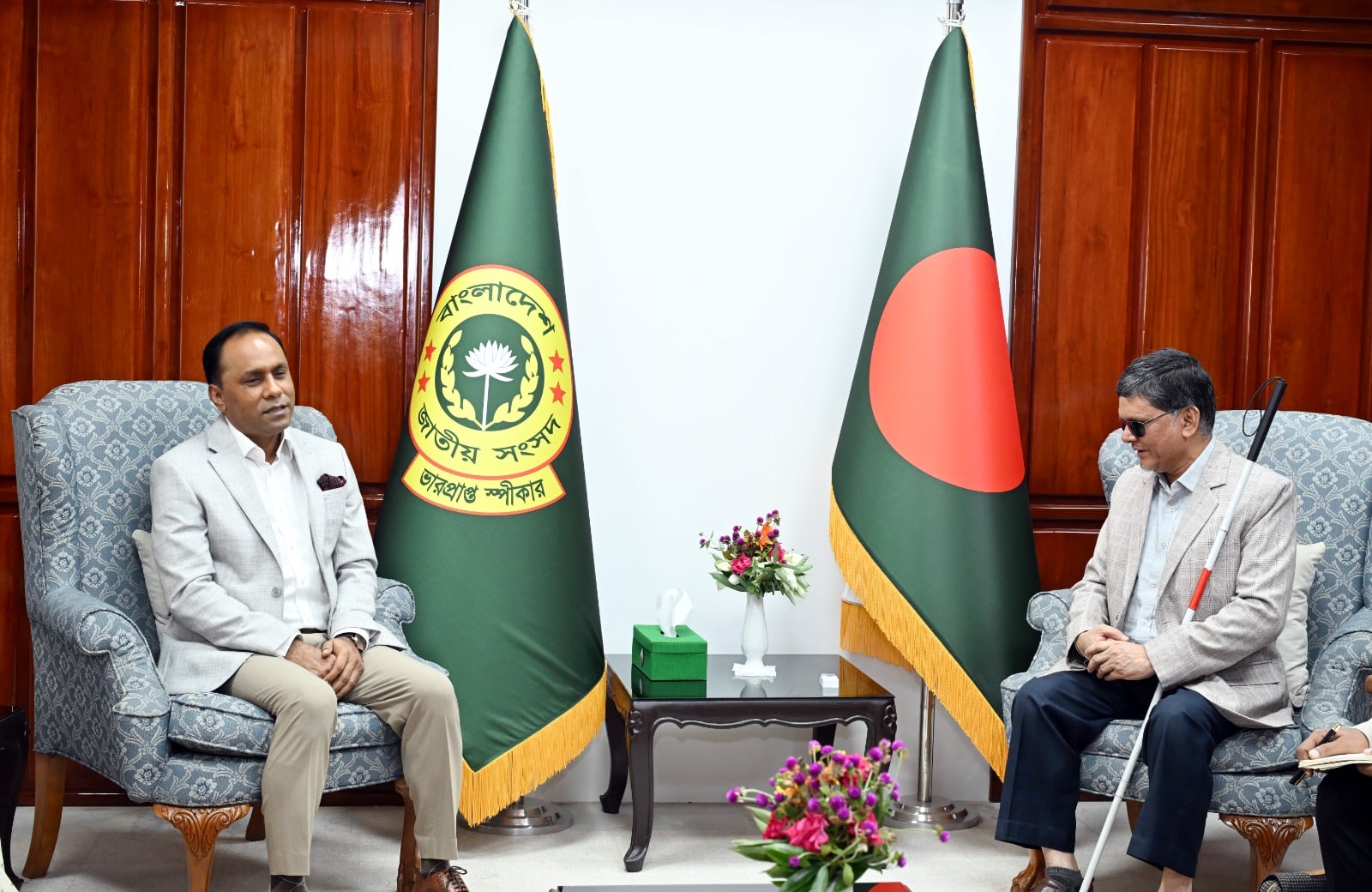 BERDO founder meets Acting Speaker 