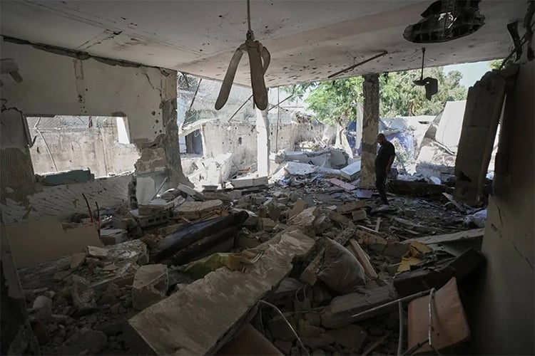 Gaza health officials say Israeli strike on police station kills 9