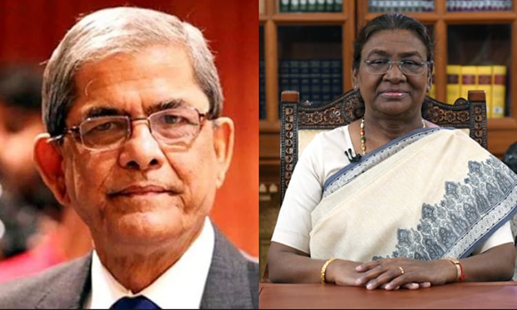 Indian President congratulates Mirza Fakhrul on assuming office