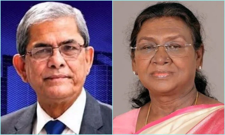 Indian President congratulates Mirza Fakhrul on assuming office