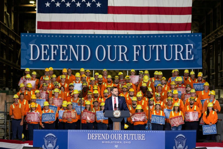 US VP Vance campaigns in hometown with eye on 2028