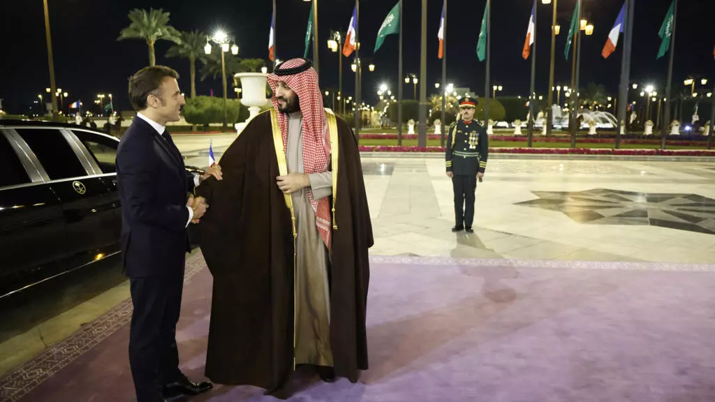 Macron hosts Saudi's MBS for visit ranging from esports to Mideast 