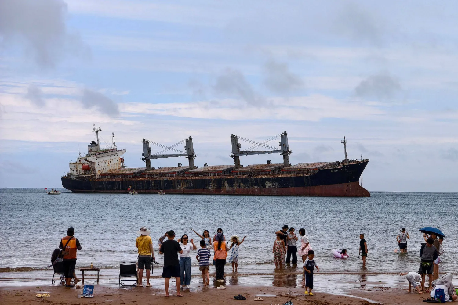Two rescued after bulk carrier sinks off India