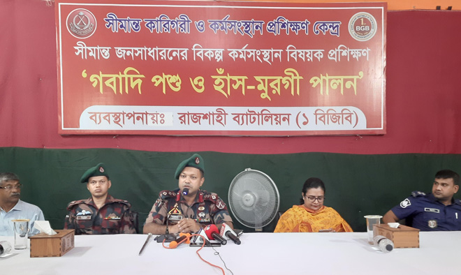 BGB training to create alternative employment for people in Rajshahi border area
