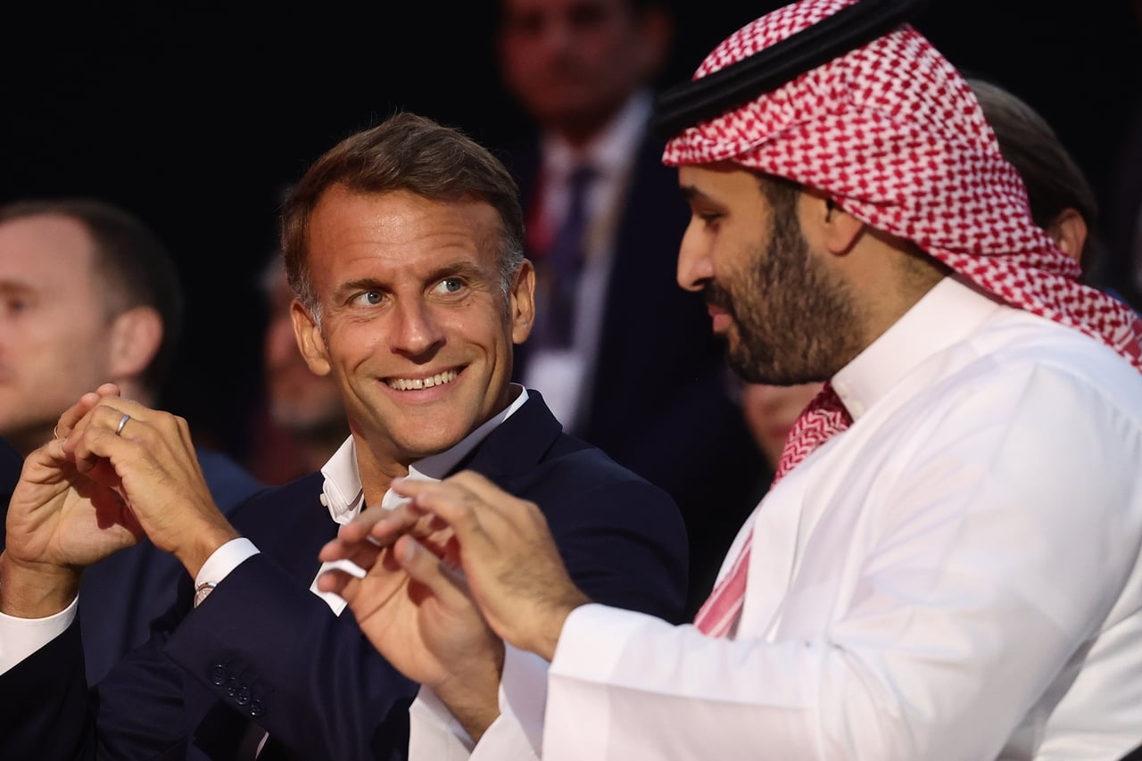 Macron hosts Saudi crown prince for visit ranging from esports to Mideast