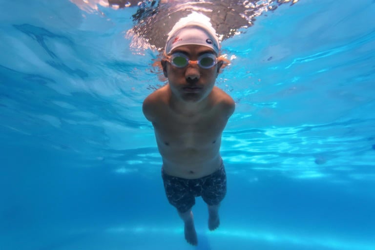 'His feet are his pillars': Nepal para swimmer gives all for Asian glory