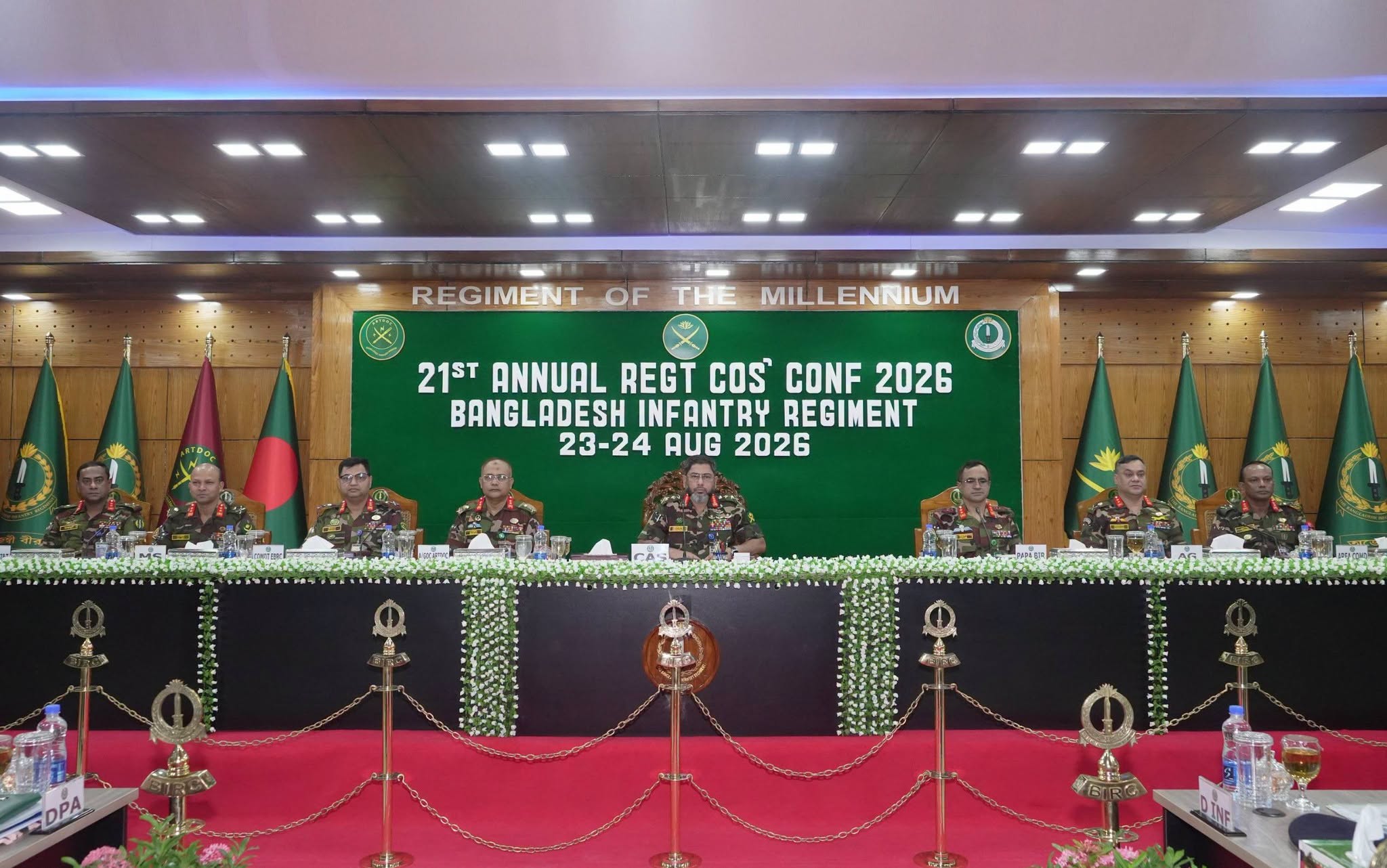 Army chief attends BIR Annual Commanders' Conf in Rajshahi