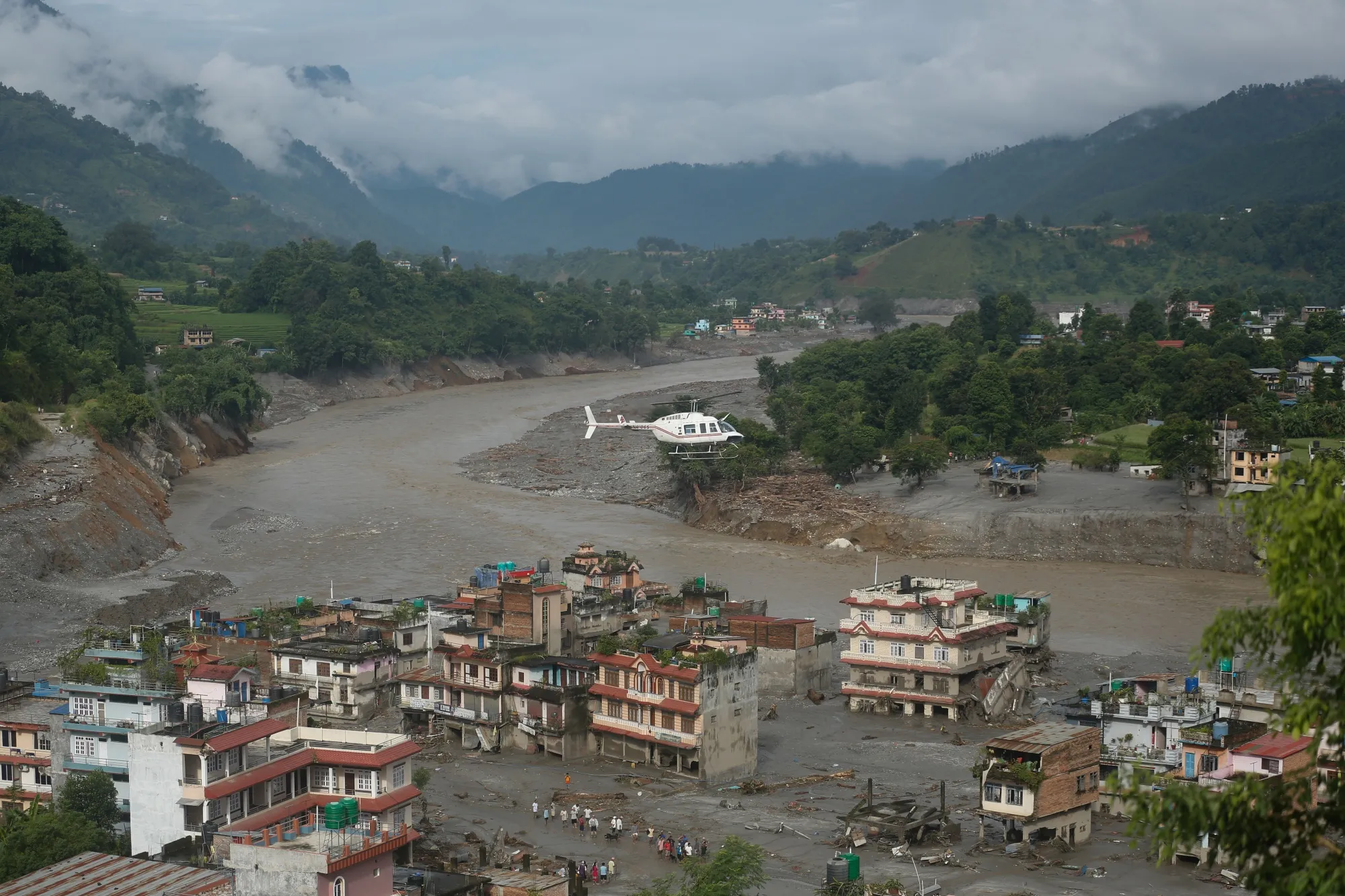 Nepal army trying to save 100 people trapped in tunnel at hydropower project
