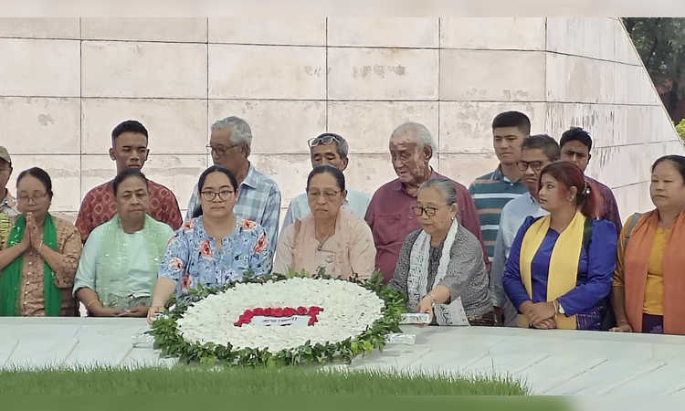 Bohmong circle royal family pays tribute at graves of Shaheed Zia, Khaleda Zia