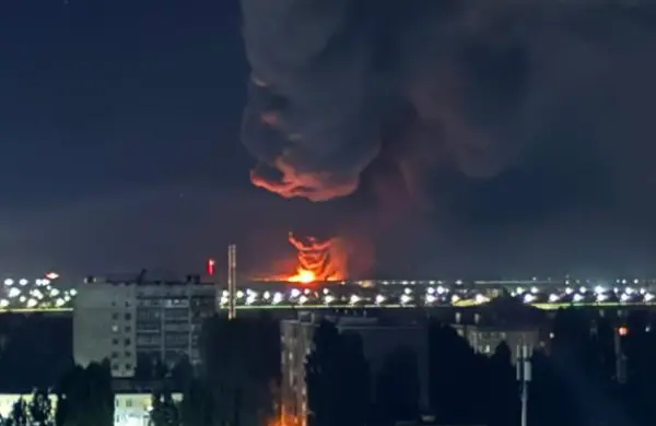 Fire reported at Russian refinery after drone crash