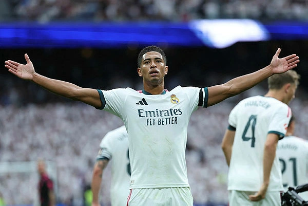 Bellingham, Mbappe fire as Real Madrid ease to Malaga win