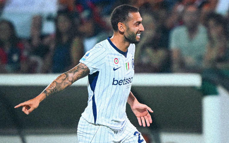 Calhanoglu fires Inter to nervy Cagliari win, Como stun Napoli