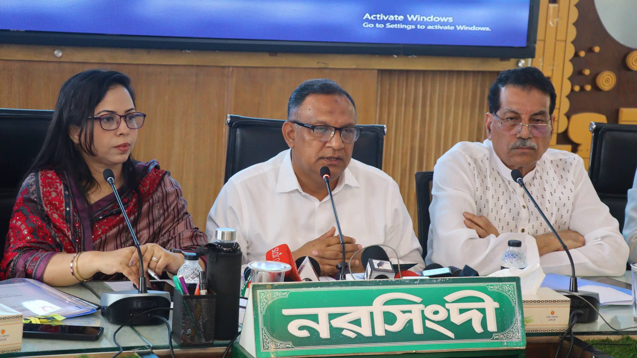 Discussion on law and order in Narsingdi held