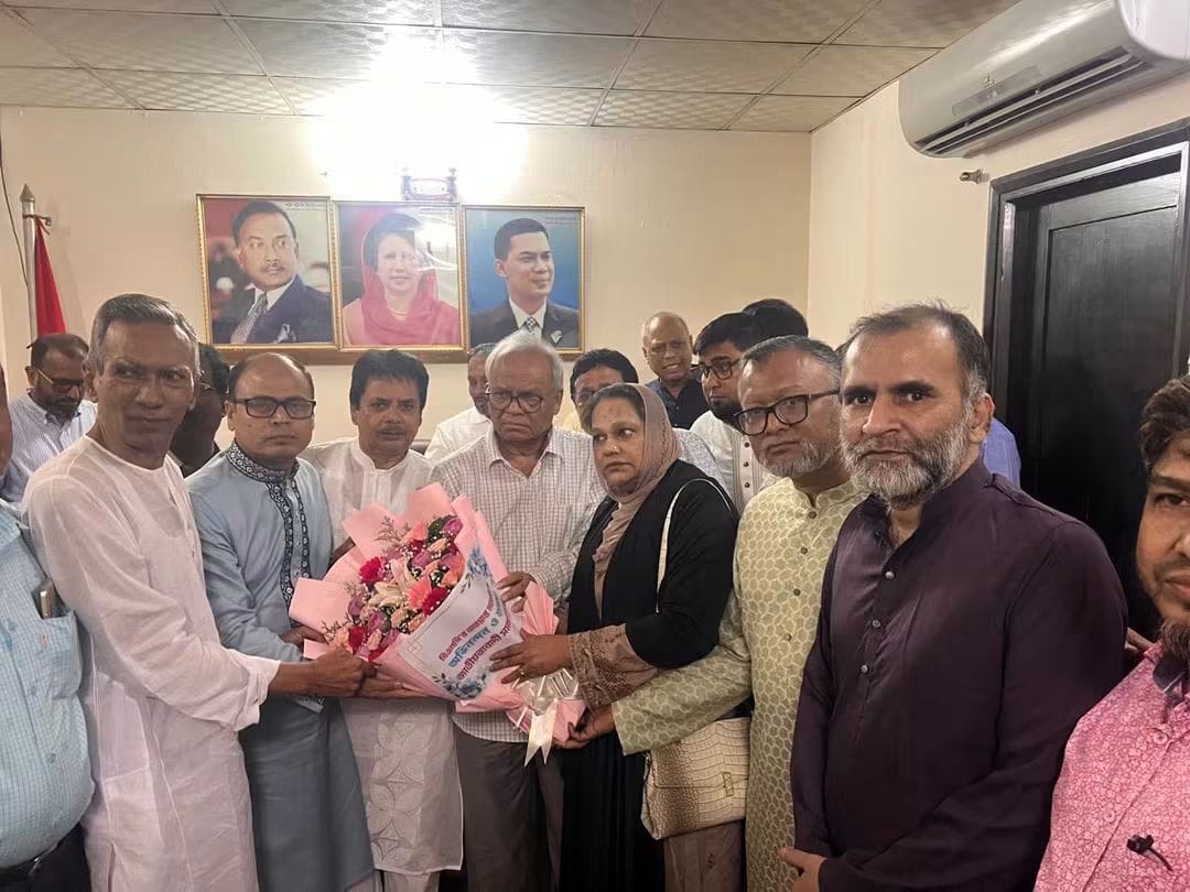 Nationalist like-minded alliance leaders greet Ruhul Kabir Rizvi 
