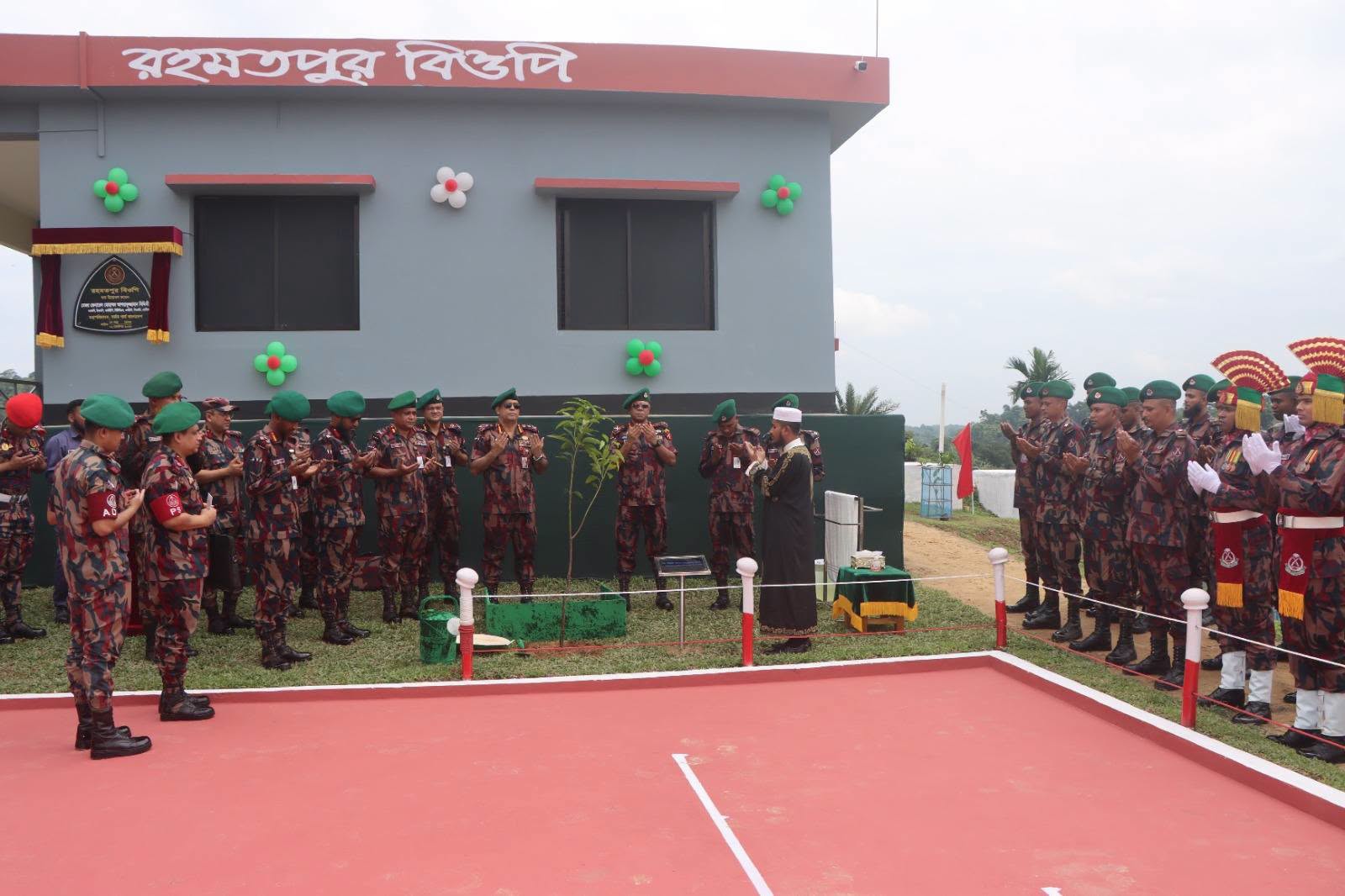BGB DG inspects remote hill border, inaugurates Rahmatpur BOP