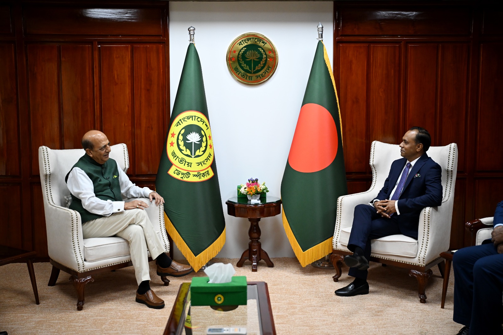Deputy Speaker seeks India's cooperation in implementing e-Parliament system