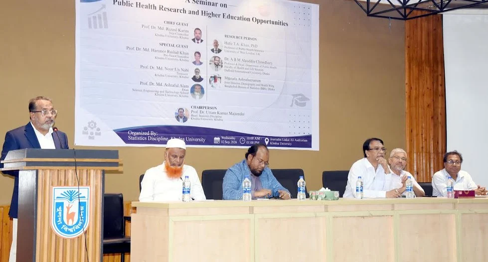 KU Statistics Discipline holds seminar on public health research, higher education