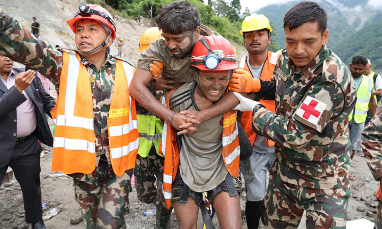 Two trapped tunnel workers rescued in Nepal 'miracle'