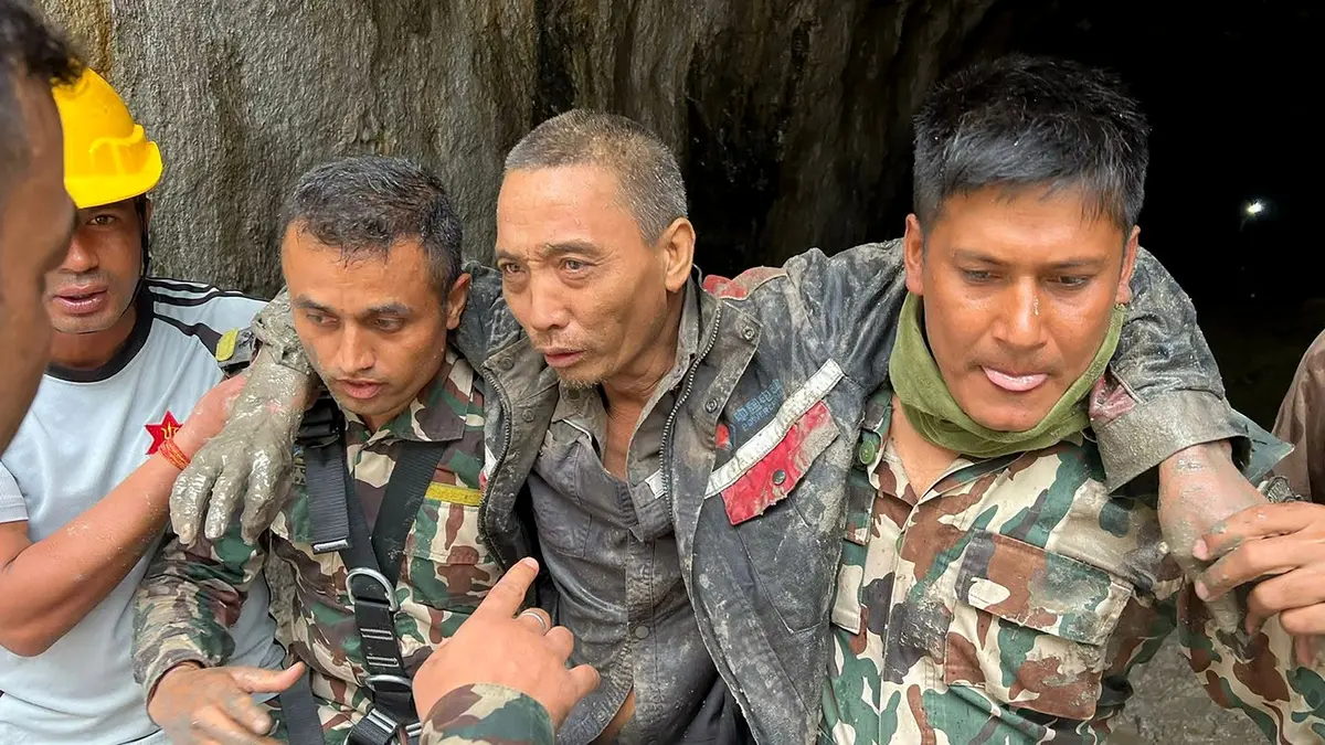 Chinese national rescued alive from Nepal tunnel: army to AFP