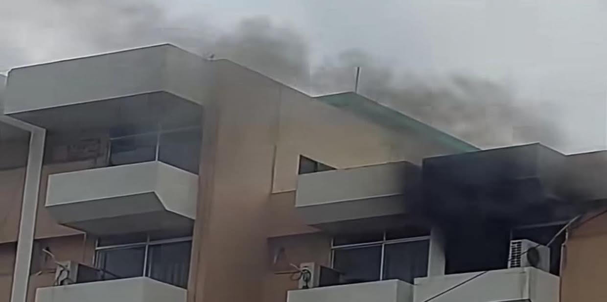 Fire breaks out in a Khulna hotel