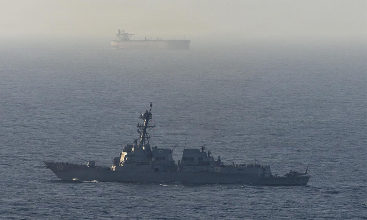 US military says destroys Iranian oil tankers after missile attacks
