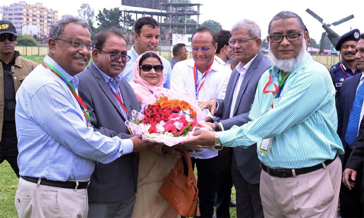 President arrives in Thakurgaon on two-day visit