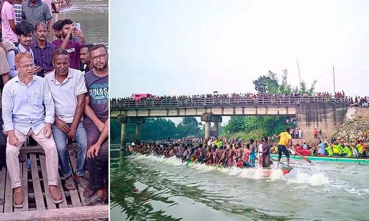 Festive atmosphere ignites Ghaghot riverbanks for traditional boat race