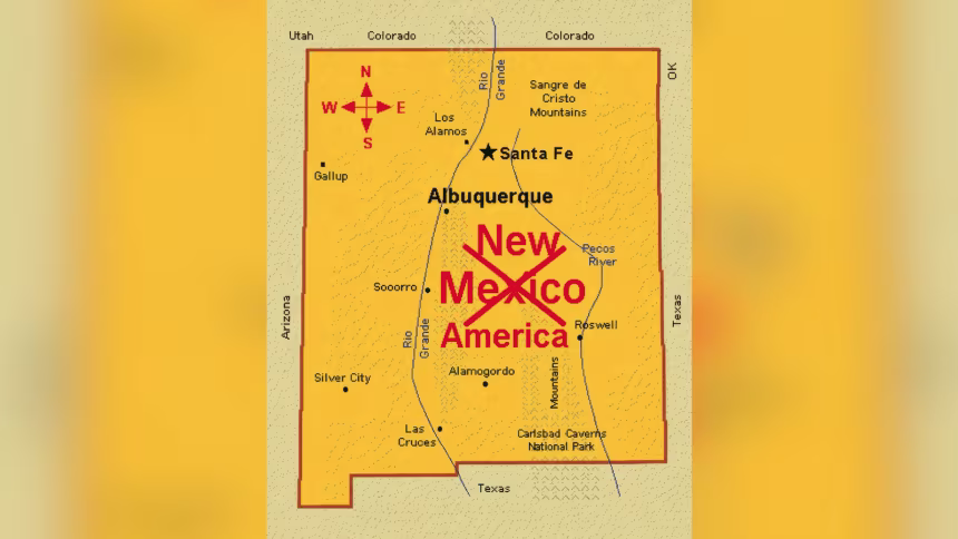 Trump suggests renaming New Mexico state 'New America'