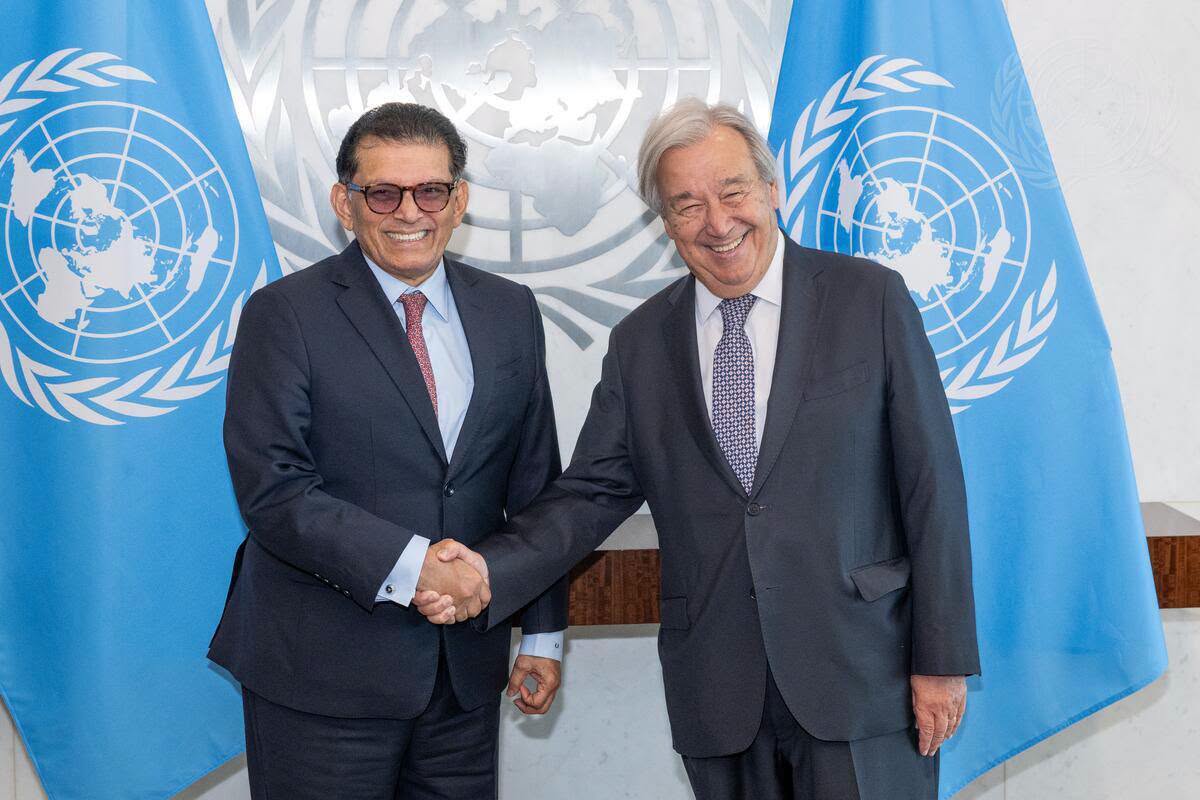 Guterres meets Khalilur ahead of UNGA 81 opening