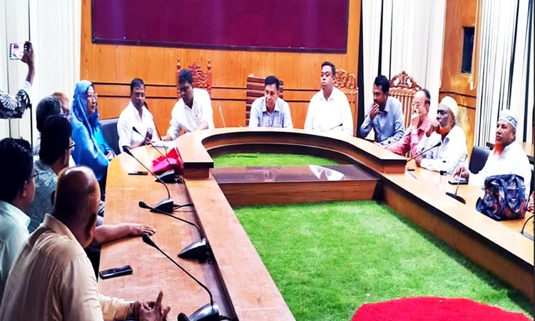 Meeting on establishing Rangpur Zilla Parishad School, College held