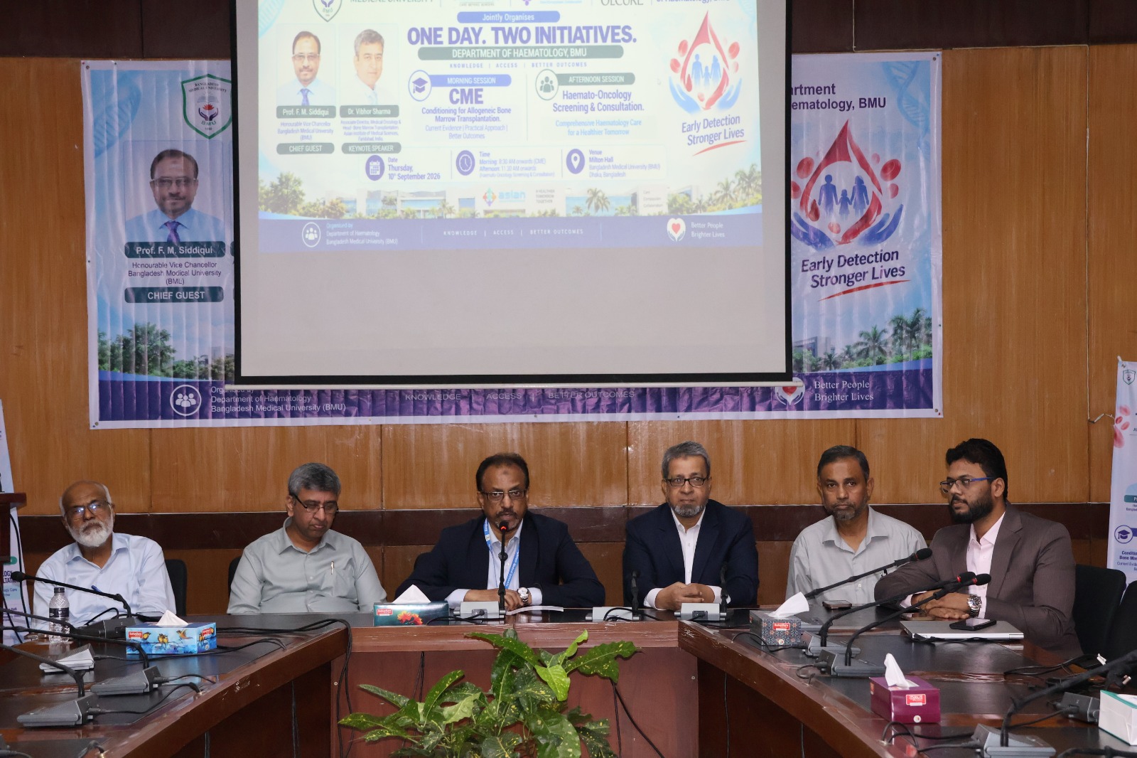 CME, screening programmes on bone marrow transplantation held at BMU