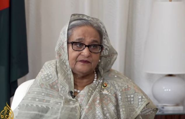 Prime Minister Sheikh Hasina talks to Al Jazeera