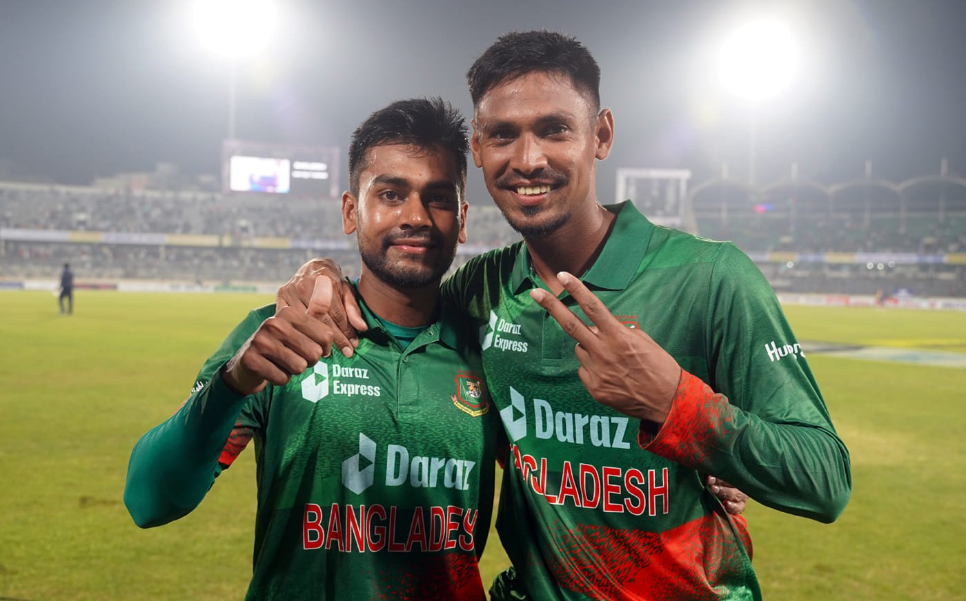 মিরাজের ব্যাটে ভারতের বিপক্ষে ঐতিহাসিক জয় বাংলাদেশের | শিরোনাম | বাংলাদেশ  সংবাদ সংস্থা (বাসস)