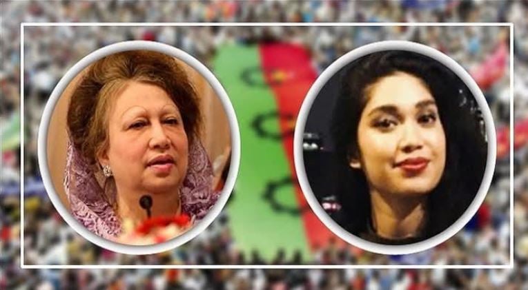 দাদীকে কাছে পেয়ে আনন্দে আত্মহারা ব্যারিস্টার জায়মা রহমান    