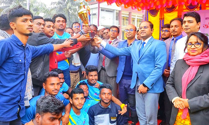 তারুণ্যের উৎসব উপলক্ষ্যে লালমনিরহাটে ভলিবল টুর্নামেন্ট অনুষ্ঠিত