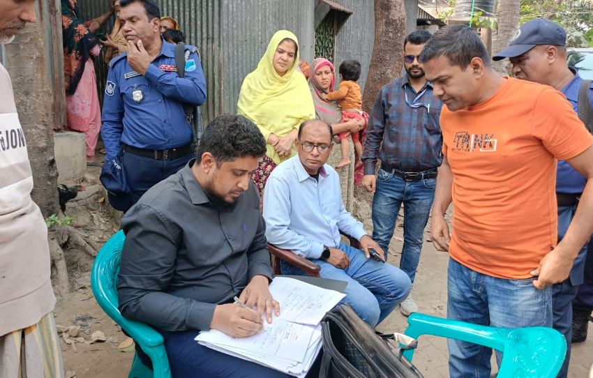 অবৈধ গ্যাস সংযোগ বিচ্ছিন্নে অভিযান