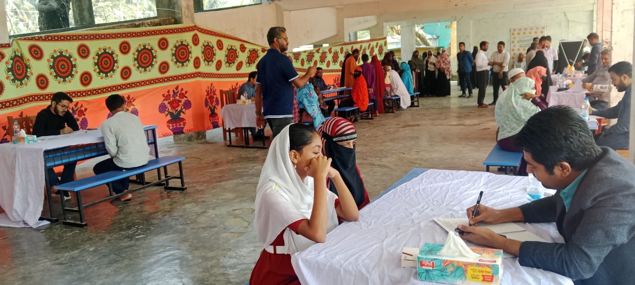 ভোলার মনপুরায় মানসিক স্বাস্থ্য ক্যাম্প