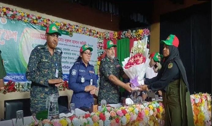 মেহেরপুরে আনসার ও গ্রাম প্রতিরক্ষা বাহিনীর সমাবেশ