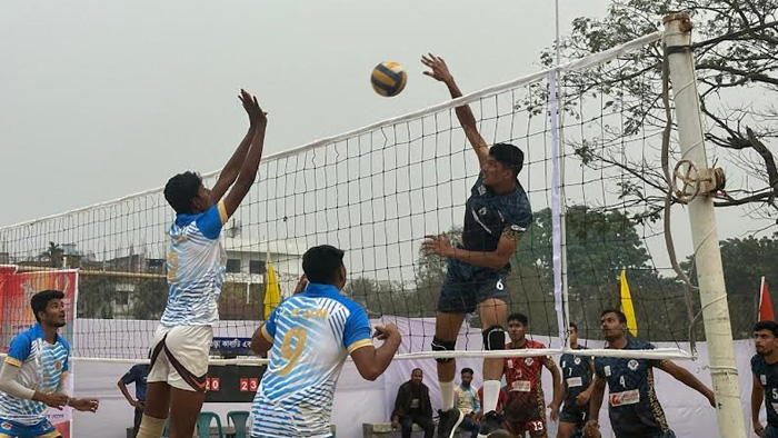 অনূর্ধ্ব-২৩ জাতীয় যুব ভলিবল প্রতিযোগিতা রাজশাহী-রংপুর বিভাগে চ্যাম্পিয়ন পঞ্চগড় জেলা দল