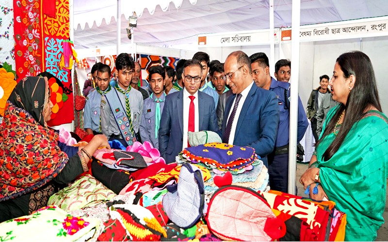 রংপুরে ৫ দিনব্যাপী বিভাগীয় এসএমই পণ্যমেলা শুরু