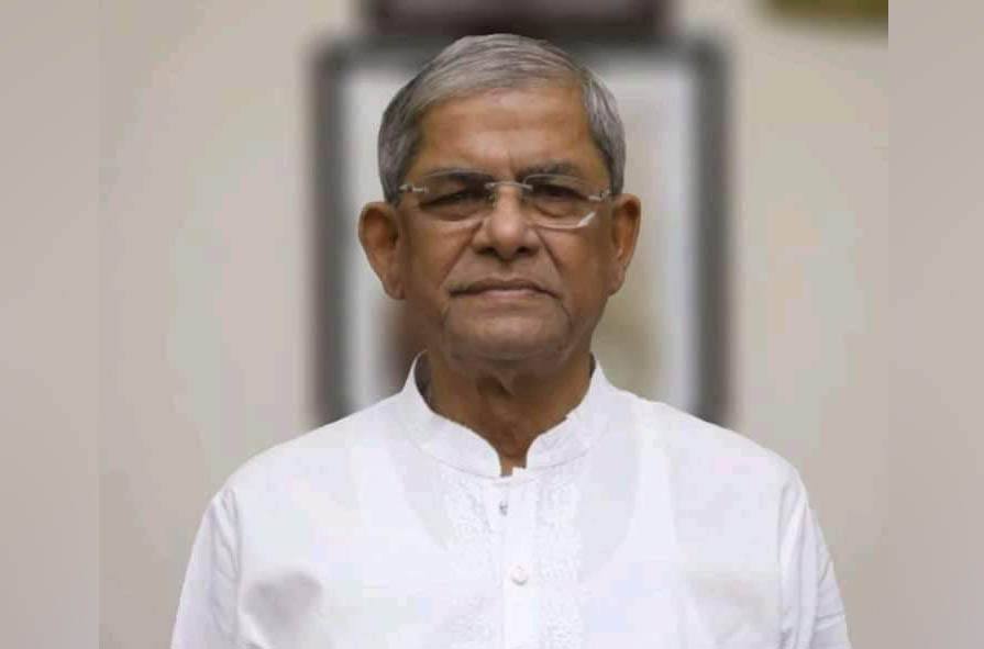 আবদুল্লাহ আল নোমানের বাসায় মির্জা ফখরুল, শোক প্রকাশ