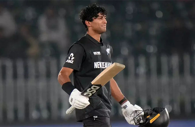 আইসিসি ইভেন্টে বিশ্ব রেকর্ড রাচিনের