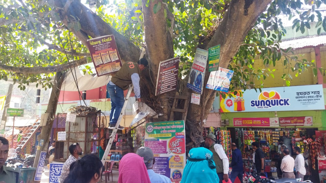বান্দরবানে গাছের সুরক্ষায় পেরেক অপসারণ কর্মসূচি