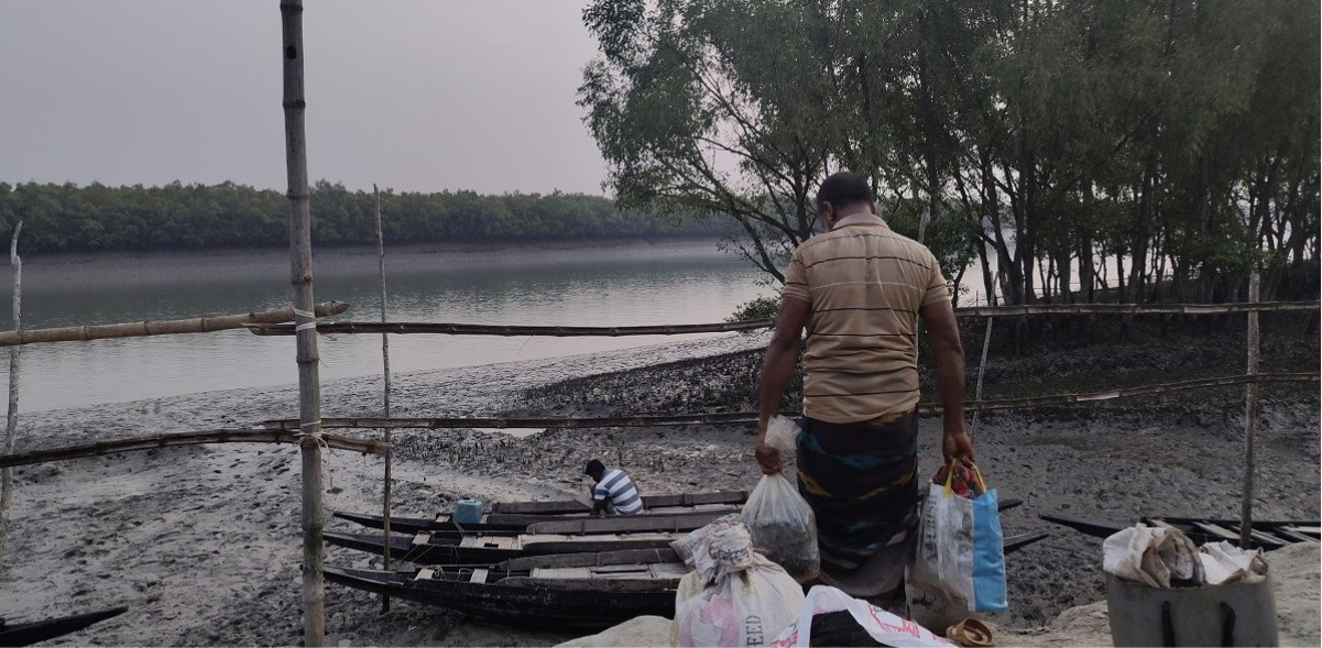 সুন্দরবনের সাতক্ষীরা রেঞ্জে কাঁকড়া আহরণ শুরু